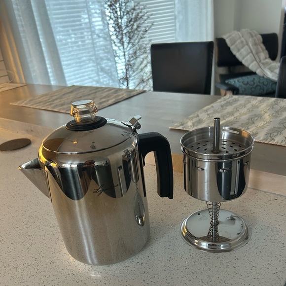 Lagostina Coffee Maker - Stainless Steel with black handle - Picture 6 of 7